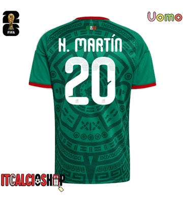 Messico Henry Martin #20 Prima Maglia Mondiali 2026 Manica Corta